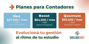 Planes de Liquidación para Contadores NEO, QUANTUM, BOOST